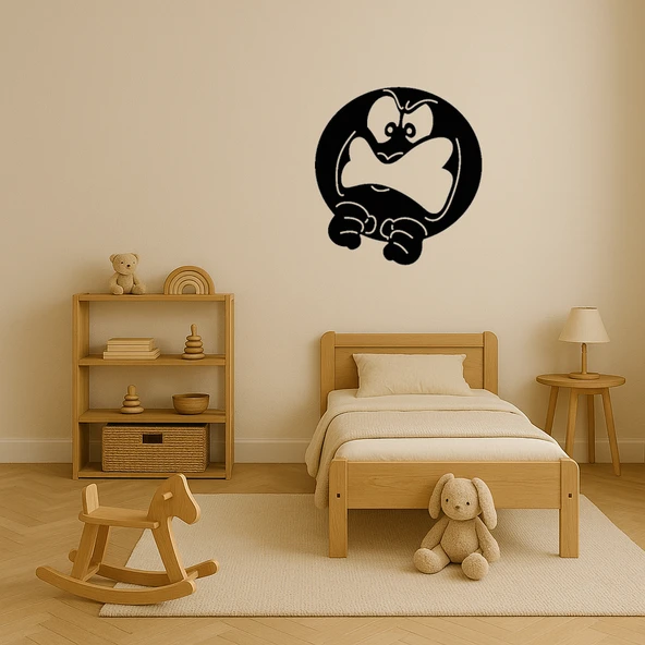 Çok Kızgın Yüz Emoji MDF Dekoratif Tablo - Resim 2