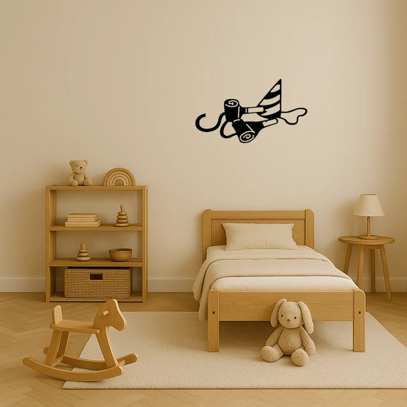 Parti Temalı Eğlenceli Dekoratif MDF Tablo - Resim 2