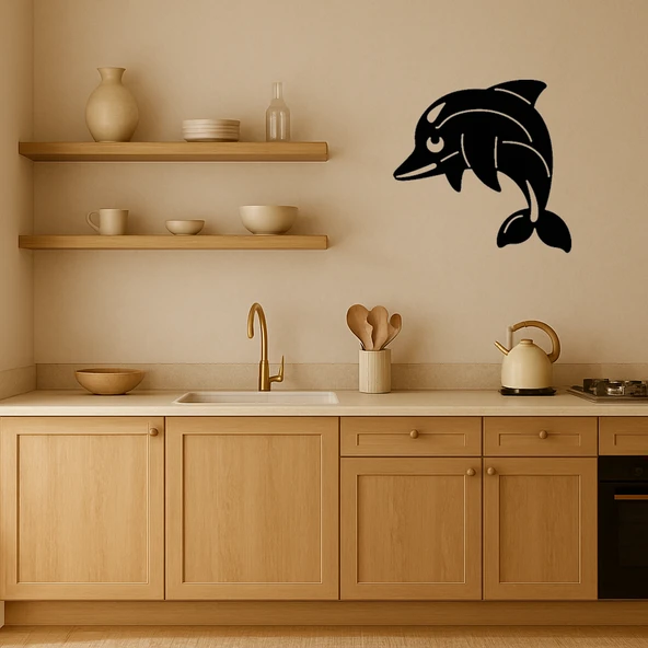 İç Mekan Dekoratif Yunus Figürü Tablosu - Resim 2