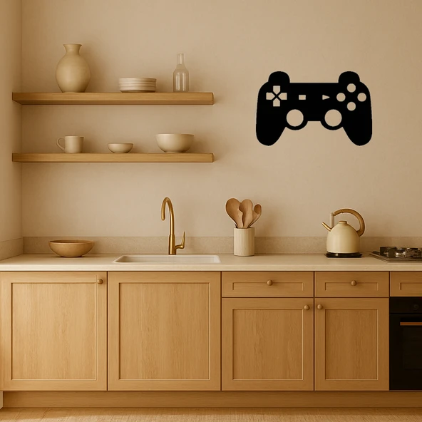 Oyun Konsolu Temalı Dekoratif MDF Tablo - Resim 2