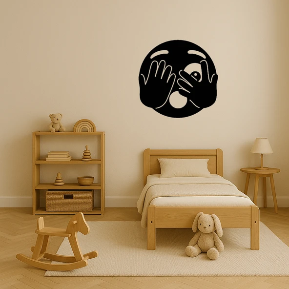 Göz Atan Emoji Dekoratif Tablo - Resim 3