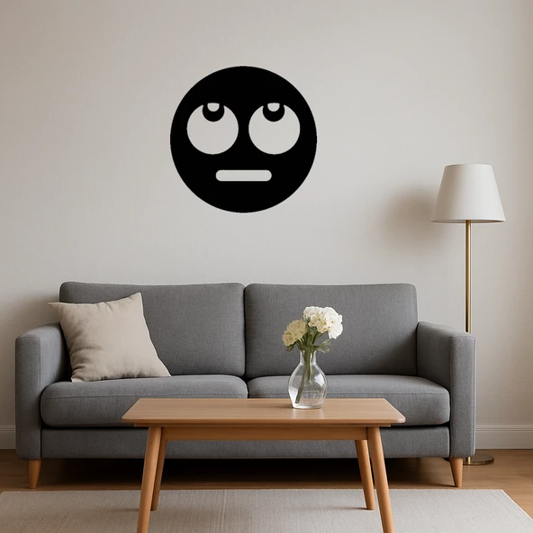 Göz Deviren Emoji Dekoratif Tablo - Resim 4