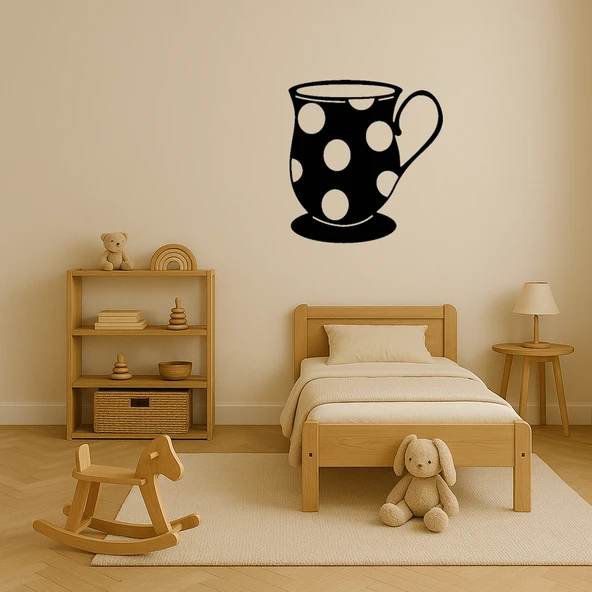 Çay Fincanı MDF Duvar Dekoru - 3