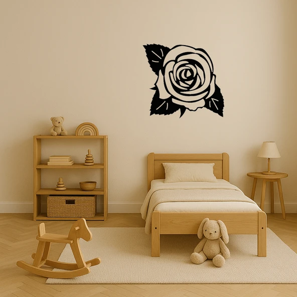 Minimalist Çiçek Tasarımlı Dekoratif Tablo - Resim 4