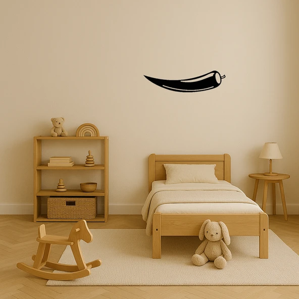 Kırmızı Biber MDF Dekoratif Tablo - Resim 2