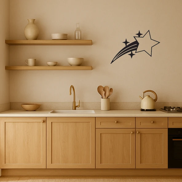 Uçan Yıldızlar İç Mekan Dekoratif Tablo - Resim 2