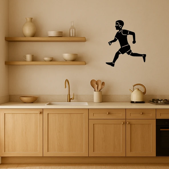 Koşan Figür Dekoratif Duvar Tablosu - Resim 2