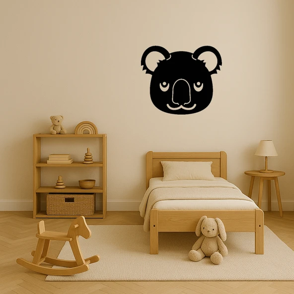 Koala Yüzü MDF Duvar Dekoru - Resim 3