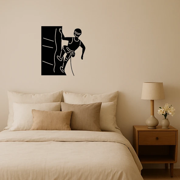 Tırmanan Adam İç Mekan Dekoratif Tablo ürün görseli