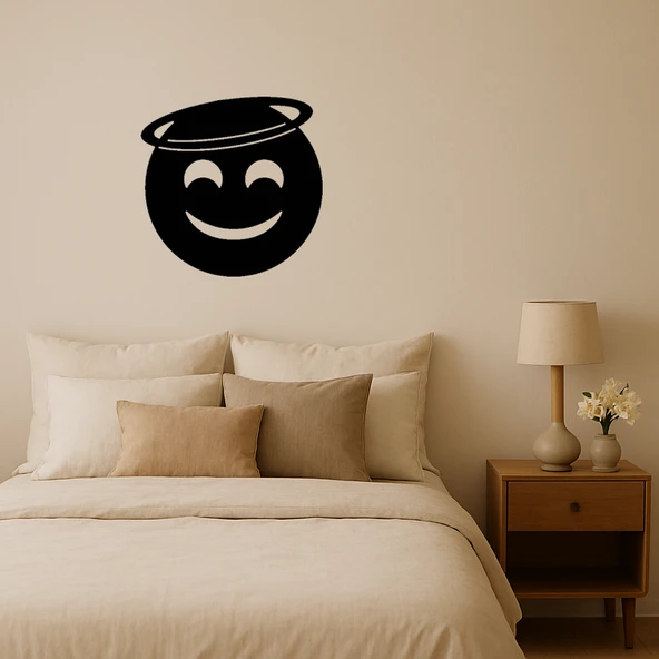 Melek Yüzlü Gülümseme Dekoratif Tablo - 3mm MDF ürün görseli