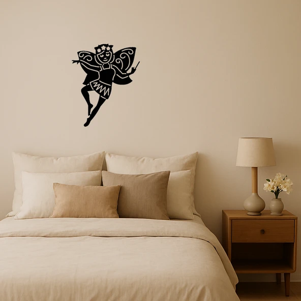 İç Mekan Dekoratif Peri Kadın Emoji Tablosu ürün görseli