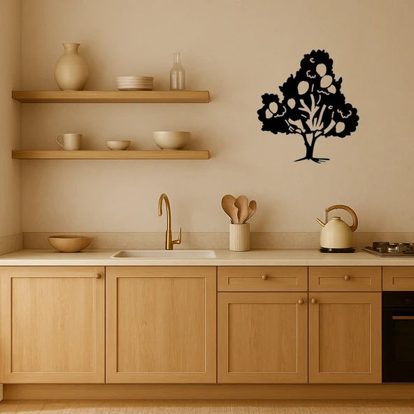 MDF Mango Ağacı Desenli Dekoratif Tablo - Resim 2