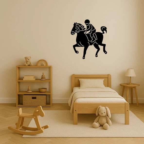 At Yarışı Emoji Dekoratif Tablo - Resim 3