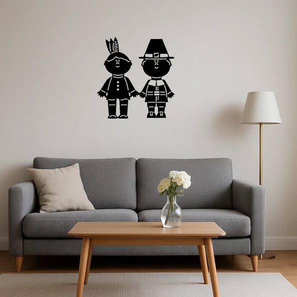 Şükran Günü Temalı Dekoratif MDF Tablo - Resim 4