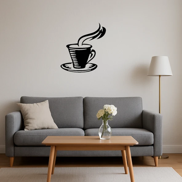 Çay Fincanı Tasarımlı Dekoratif Duvar Tablosu - 3