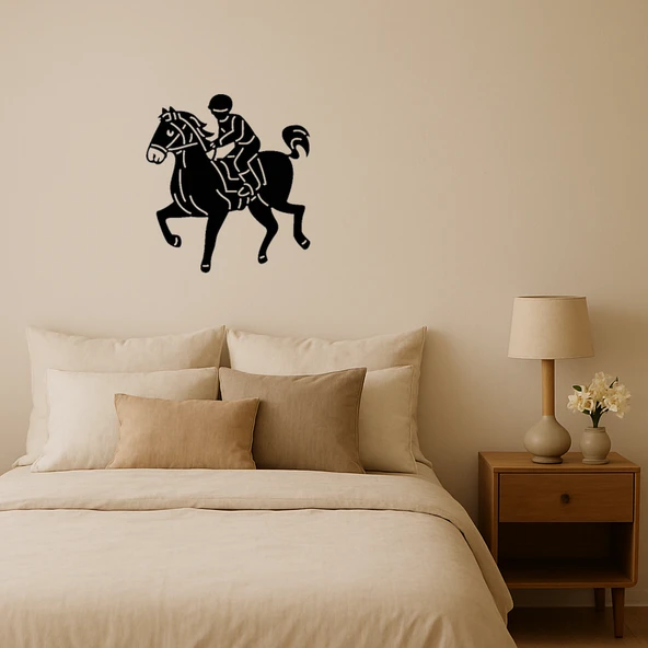 Binicilik Sporu Temalı Dekoratif Tablo ürün görseli