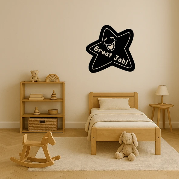 Harika İş Yıldızı İç Mekan Dekoratif Tablo - Resim 3