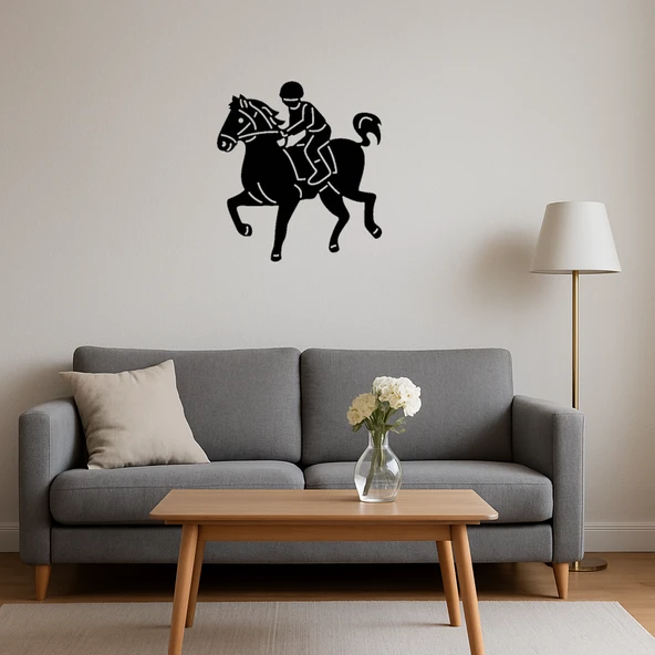 At Yarışı Emoji Dekoratif Tablo - Resim 4