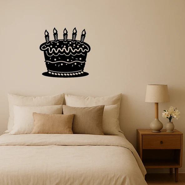 Kutlama Pastası Dekoratif Tablo ürün görseli