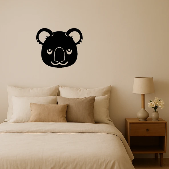 Koala Yüzü MDF Duvar Dekoru ürün görseli