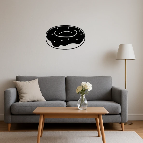 Dekoratif Donut Tablo - Resim 4