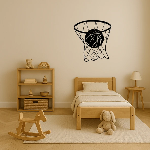 Potadaki Basketbol MDF Duvar Tablosu - Resim 3