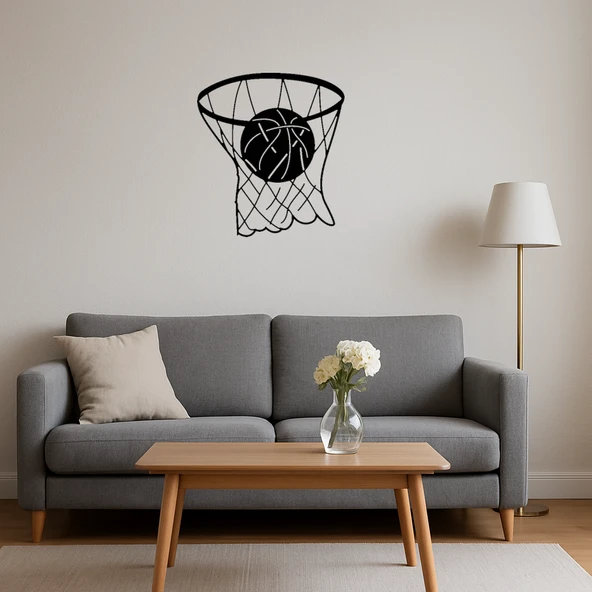 Potadaki Basketbol MDF Duvar Tablosu - Resim 4