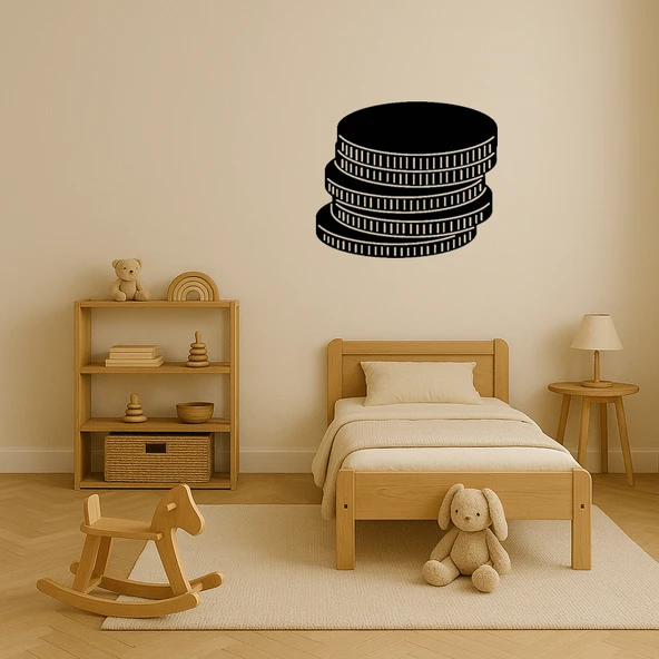 Altın Madeni Para Dekoratif Tablo - Resim 3