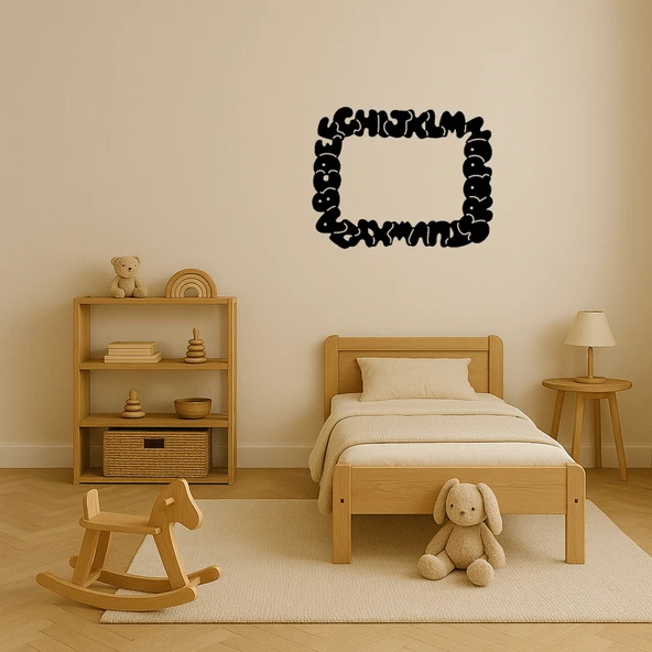 Dekoratif Harfler Alfabesi Tablosu - Resim 3