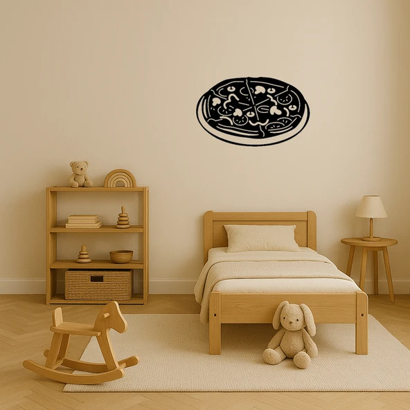 Dekoratif Pizza Tabağı Tabloları - Resim 3