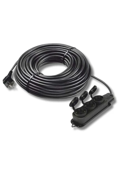 KUP010 CCA Kablolu 10 Metre 3'lü Uzatma Prizi (3x2,5 mm²) - 1