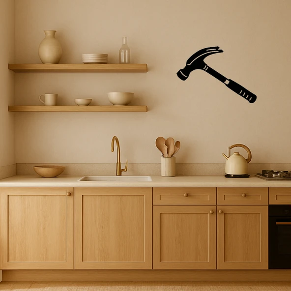 Çekiç Temalı Dekoratif Tablo - Resim 2