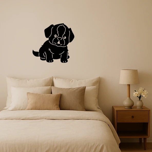 Üzgün Köpek Dekoratif Duvar Tablosu ürün görseli