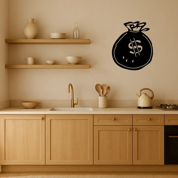 Para Çantası Dekoratif MDF Tablo - Resim 2