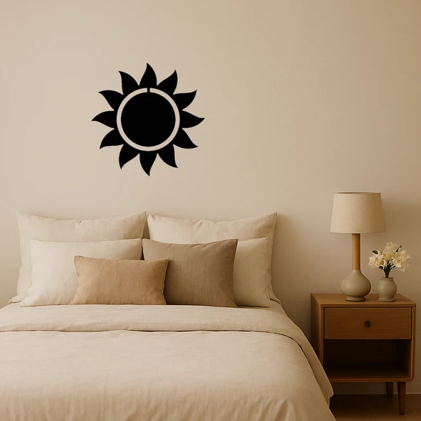 Sarı Güneş Dekoratif Duvar Tablosu ürün görseli