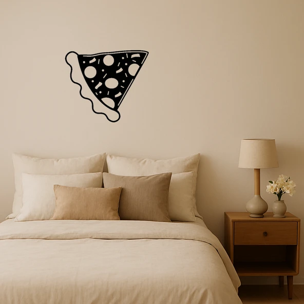 Peynirli Pizza Dilimi Dekoratif Tablo ürün görseli