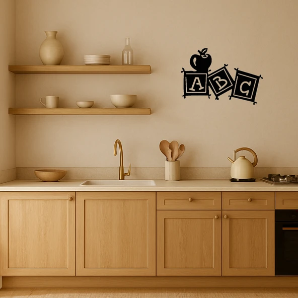 ABC Harfleri Dekoratif Tablo - Resim 2