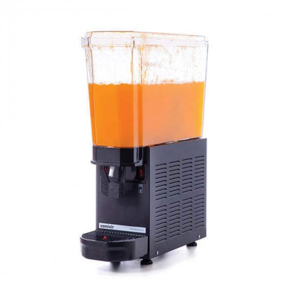 Samixir Klasik Mono Soğuk İçecek Dispenseri, 20 L, Fıskiyeli, Siyah