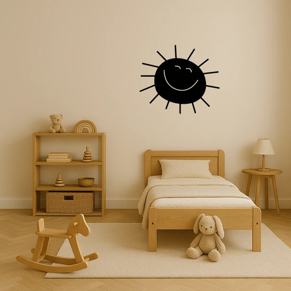 Gülümseyen Güneş Yüzü Dekoratif Tablo - Resim 3