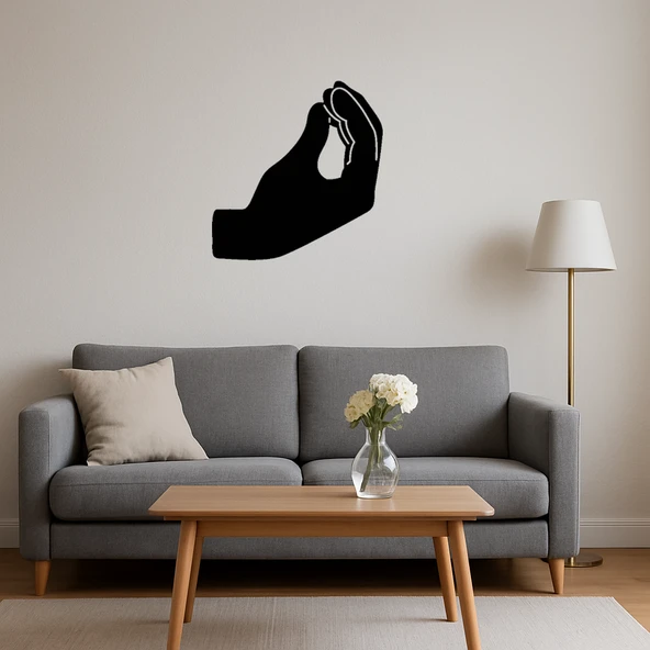 Sıkıştırılmış Parmaklar Dekoratif Tablo - Resim 4