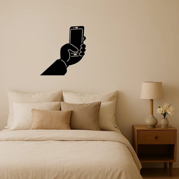 Selfie Çeken Karakterler Eğlenceli Duvar Tablosu ürün görseli