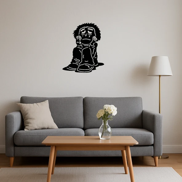 Korkulu Çocuk Dekoratif Tablo - Resim 4