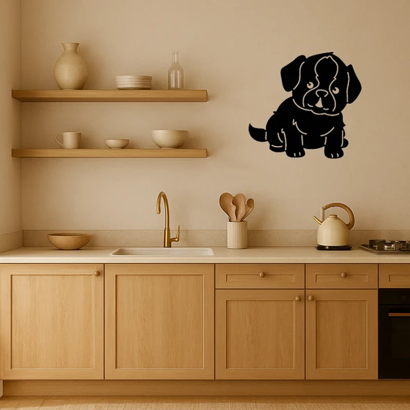 Üzgün Köpek Dekoratif Duvar Tablosu - Resim 3