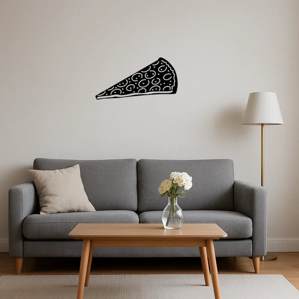 Pepperoni Pizza Dilimi Tablosu - Resim 3