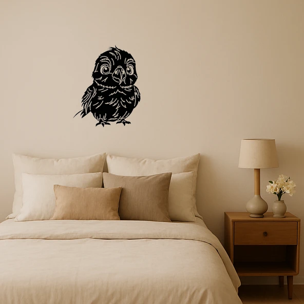 Sevimli Aşk Kuşları MDF Dekoratif Duvar Tablosu ürün görseli