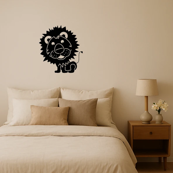 Sevimli Aslan Tablosu ürün görseli