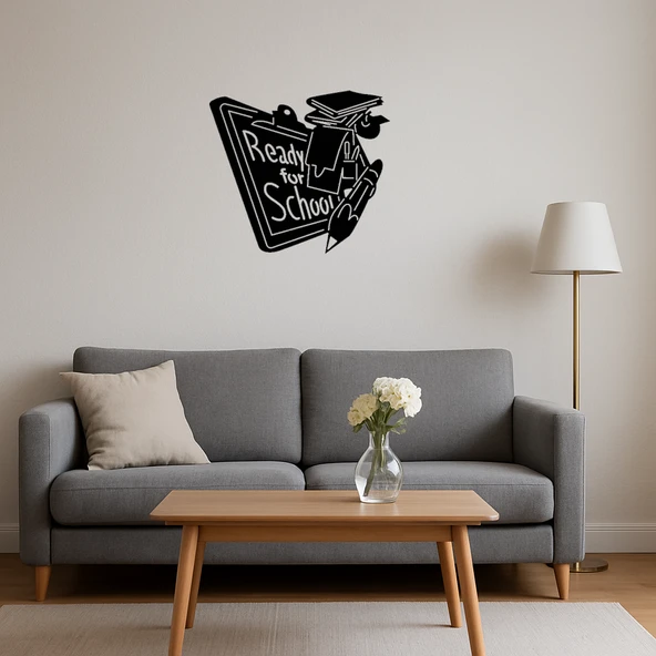 Okula Hazır Tahtalı MDF Duvar Tablosu - Resim 4