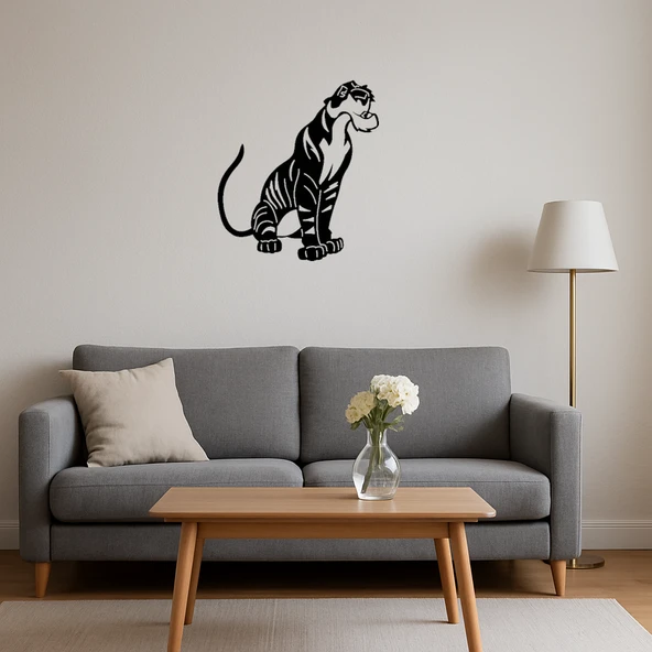 Shere Khan Kaplan Tasarımı İç Mekan Dekoratif Tablo - Resim 4