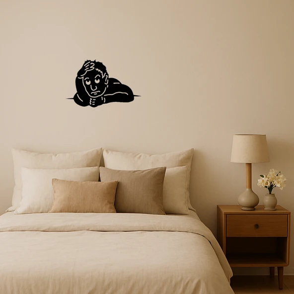 Düşünen Çocuk Dekoratif Tablo ürün görseli