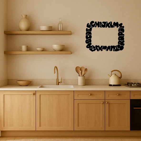 Dekoratif Harfler Alfabesi Tablosu - Resim 2